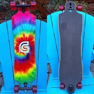 Goldcoast Skateboards Boho Complete Drop Through Longboard Skateboard 9.75”x 36”